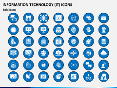 Information Technology (IT) Icons PPT Slide 11