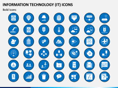 Information Technology (IT) Icons PPT Slide 12