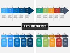 Arrow Timeline PPT Cover Slide