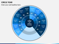 Circle Year PPT Slide 1