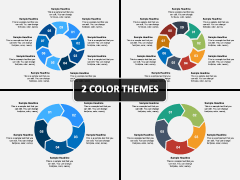 Arrow Ring Chart PPT Cover Slide