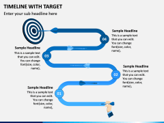 Timeline With Target PPT Slide 4