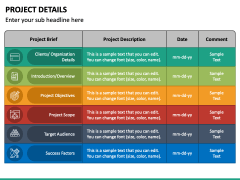 Project Details PPT Slide 2