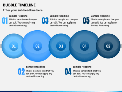 Bubble Timeline PPT Slide 3