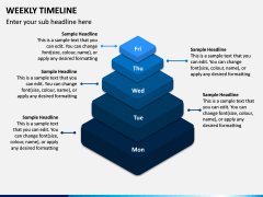 Weekly Timeline PPT Slide 4