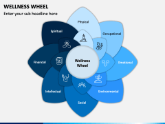 Wellness Wheel PPT Slide 1