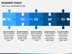 Roadmap Puzzle PPT Slide 4