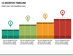 12 Months Timeline PPT Slide 2