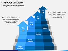 Staircase Diagram PPT Slide 2