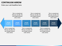 Continuum Arrow PPT Slide 2