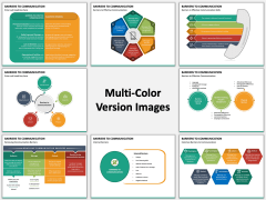 Communication Barriers PPT Slide Multicolor Combined