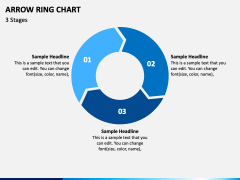 Arrow Ring Chart PPT Slide 1